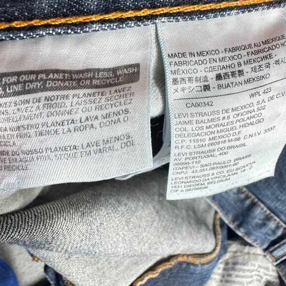 Levi’s 559 Relaxed Straight Men’s Jeans 50x32 Big & Tall Blue Denim - Picture 4 of 12